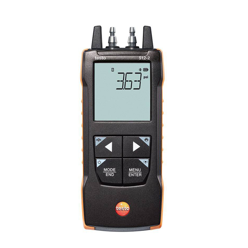 Testo 512-2 Digital Differential Pressure Measuring Instrument 