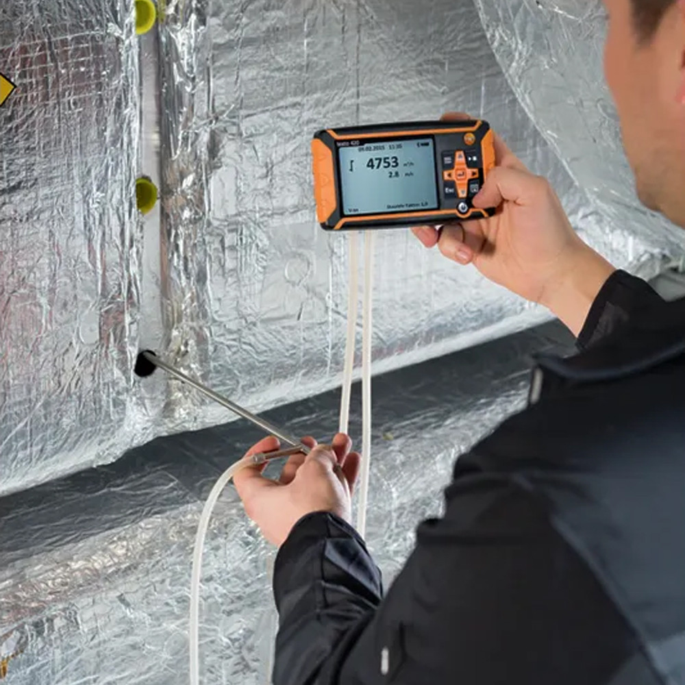 Testo 420 NIST Calibrated Air Flow Capture Hood 24