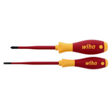 Wiha 32189 Insulated SlimLine Screwdriver Slotted and Phillips 2 Piece Set