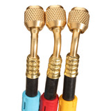 Fieldpiece HR3 1/4" Open Valve Refrigerant Charging Hoses - Set of 3