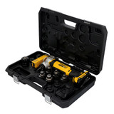 DeWalt DCE450D1 20V MAX Copper Swage Tool Kit with 6 Expansion Heads 3/8" to 1-1/8", battery, charger and case