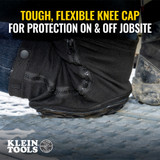 Klein Tools 60629 Tough-Flex Knee Pad Sleeve M/L Kneeling