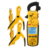 UEi DL589COMBO Clamp Meter Kit with 2 ATTPC4 Temp Clamps, True-RMS, DC Amps, and Diff. Temp