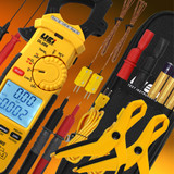 UEi DL589COMBO Clamp Meter Kit with 2 ATTPC4 Temp Clamps soft case, and test clips