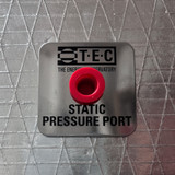 TEC Static Pressure Ports and Plugs for Static Pressure Measurement in duct