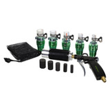 Hilmor HLC007 Refrigerant Lineset Cleaning Kit Pressurized Foam Pig Launcher with accessories
