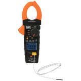Klein CL440 HVAC Clamp Meter True RMS with k type probe attached