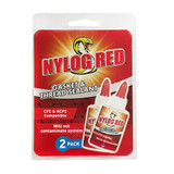 Nylog Red Gasket - Thread Sealant for AC/R Systems - Pack of 2