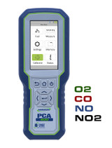 Bacharach PCA 400 with O2, CO, NO, and NO2 - 12 in. Probe with 7.5 ft. Viton Tubing, Standard Case and Bluetooth Printer