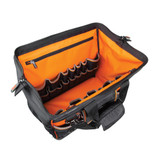 Klein Tools 55469 Tradesman Pro Tool Bag open top