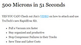 500 Microns in 51 Seconds
