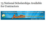 75 National Scholarships Available for Contractors