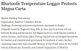 Bluetooth Temperature Logger Protects Magna Carta