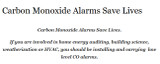 Carbon Monoxide Alarms Save Lives