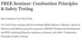 FREE Seminar: Combustion Principles & Safety Testing