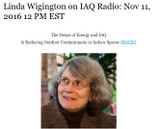 Linda Wigington on IAQ Radio: Nov 11, 2016 12 PM EST