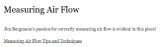 Measuring Air Flow