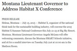 Montana Lieutenant Governor to Address Habitat X Conference