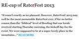 RE-cap of RaterFest 2013