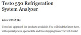 Testo 550 Refrigeration System Analyzer