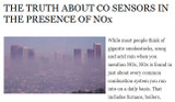 THE TRUTH ABOUT CO SENSORS IN THE PRESENCE OF NOx