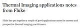 Thermal Imaging applications notes from Fluke