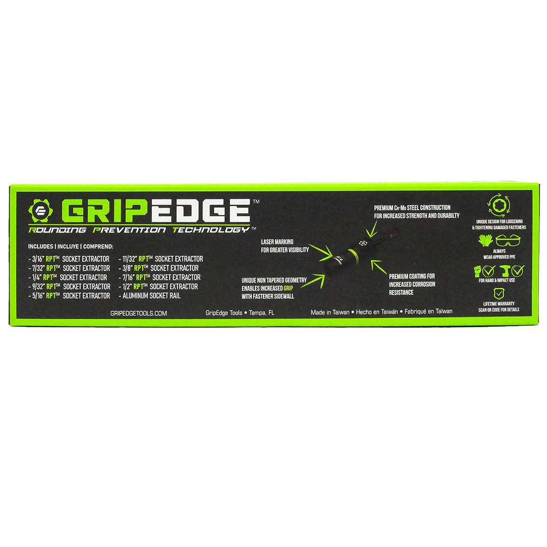 GRIPEDGE 132-teiliges Schraubendreher-Set Mit R.P.T. Technologie – Mehr Griff, Mehr Power
