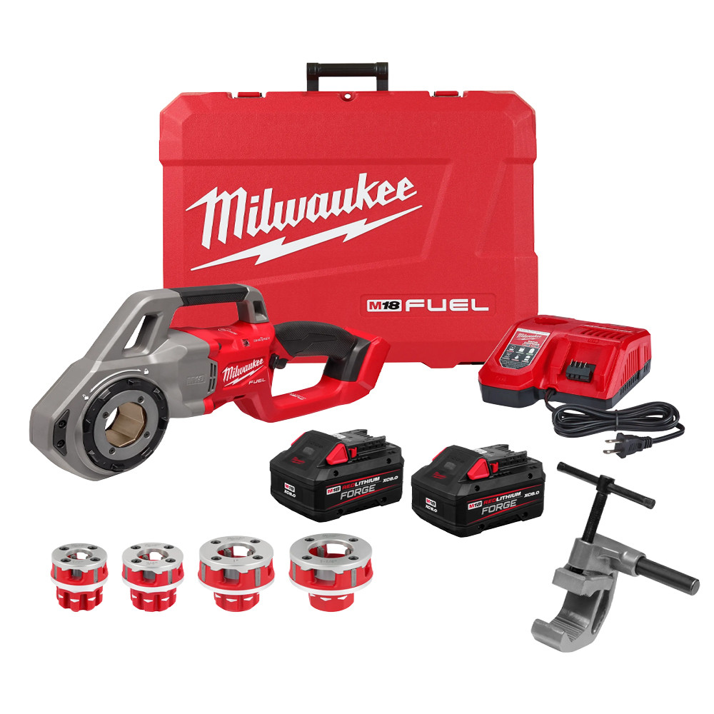 Milwaukee M18 FUEL Compact Pipe Threader with One-Key Technology, 1/2 ...
