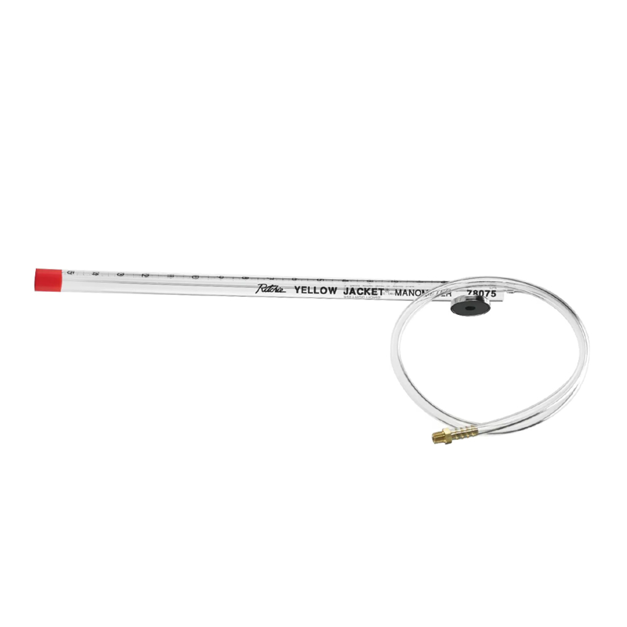 Yellow Jacket 78075 WaterType Manometer 2" 0 15" W.C. Scale