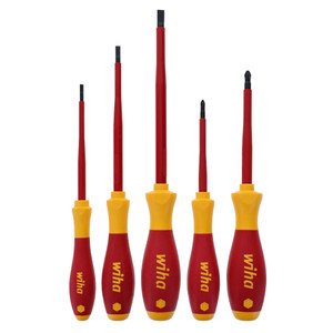 Wiha 30278 SoftFinish Screwdriver Slotted and Phillips 7 Piece Set