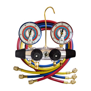 JB 25633 ZEPPELIN 4-Valve Forged Aluminum Manifold for R32, R454B