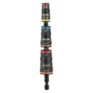 Klein Tools 32933 Impact Flip Socket Set 7-in-1, 1/4