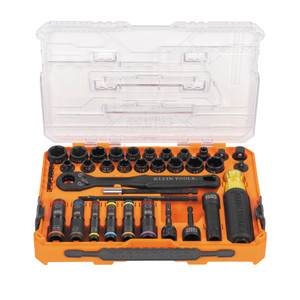 100点セット J Harlen Co. - Klein KNECT™ Flip Impact Socket Set - SAE and