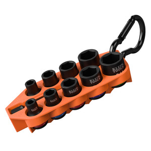 Klein Tools 32933 Impact Flip Socket Set 7-in-1, 1/4