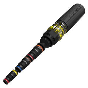 Klein Tools 32933 Impact Flip Socket Set 7-in-1, 1/4