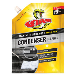 Viper Venom Pack Condenser Cleaner, Makes 9 Gallons