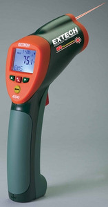 Extech IR267 Compact IR Thermometer with 12 to 1 Distance Ratio and K Type  Probe