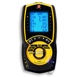 UEi PDT655 Differential Temperature Folding Pocket Thermometer, HVAC  Digital Thermometer with Backlit Display and Magnetic Mount, Measures -58  to