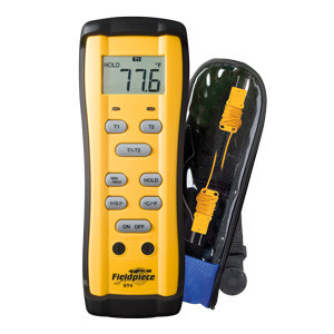 Uei Test Instruments Digital Pocket Thermometer: Side Reading Pen Style Pocket Thermometer, Pen Body, NSF Rated, Side Model: PDT660-N