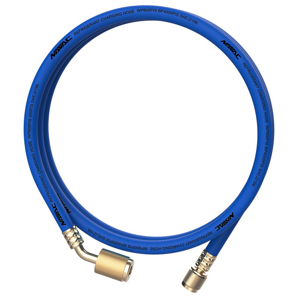 NH5LLB 1/4" Low Loss Refrigerant Hose Single, 5 ft Blue