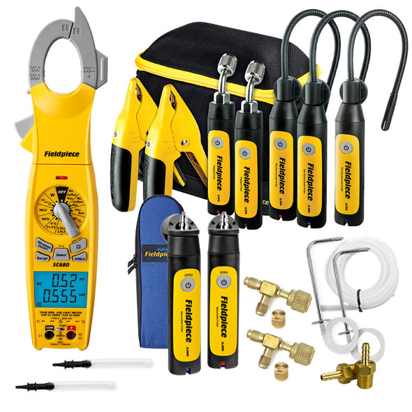 Fieldpiece Professional Smart Probe Kit for measureQuick with SC680 meter