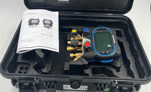 USED-28139-0626 Sauermann Si-RM450 Smart Digital Manifold 4 Valve with Hard Case, Manifold Only - Condition Like New