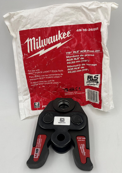 USED-49162656R-0526 Milwaukee 7/8" RLS ACR Press Jaw for M18 FORCE LOGIC Refrigerant Press Tools -  Condition Like New