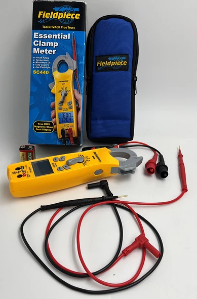USED-SC440-0826 Fieldpiece SC440 True RMS HVAC Clamp Meter, Inrush, 400A Condition - Like New