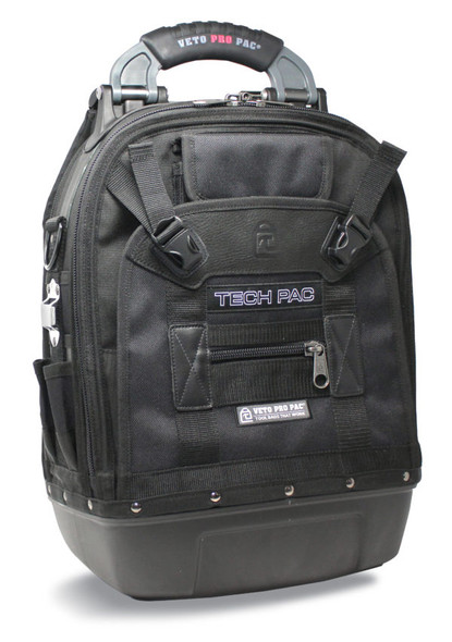 Veto Pro Pac TECH PAC Blackout  Large Customizable Backpack with Tool and Meter Panels