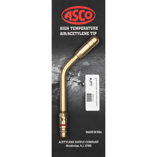 ASCO AJ7-T High Temp Acetylene  Tip - Super Heavy Flame with "Quick Connect"