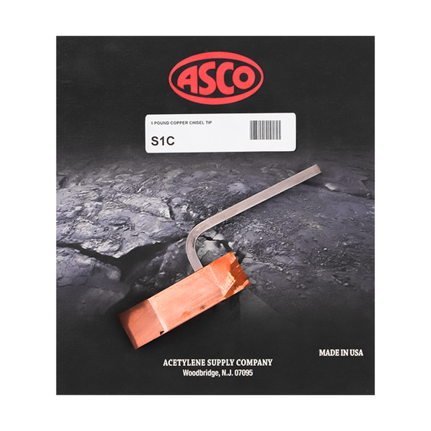 ASCO S1C - 1 lb. Copper Chisel Tip