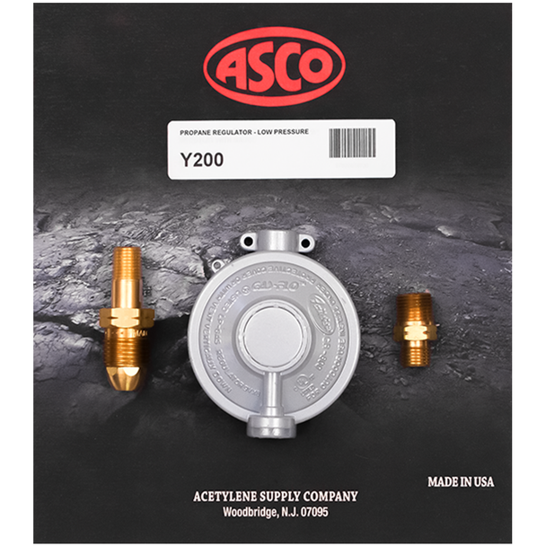 ASCO Y200 Low Pressure Propane Regulator - 11" s/c/