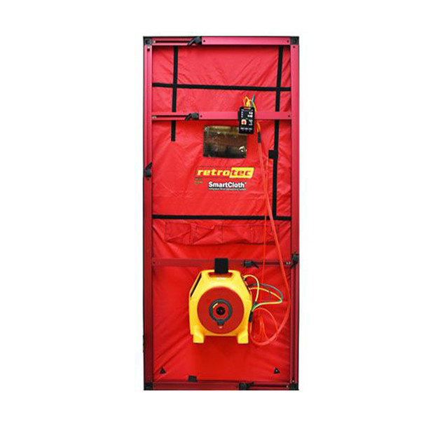 Retrotec US300x Blower Door with Model 300 Fan - Cloth Panel