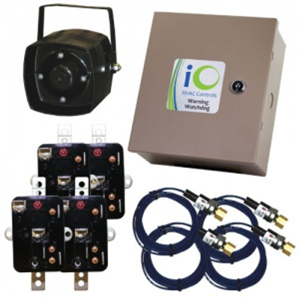 iO Hardwired Warning Watchdog Logic Panel with Siren Cut-Off Timer and Siren Silence Switch 1